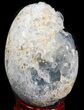 Crystal Filled Celestine (Celestite) Egg - Madagascar #41684-1